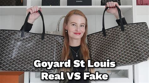 how to tell fake goyard tote|authentic goyard st louis tote.